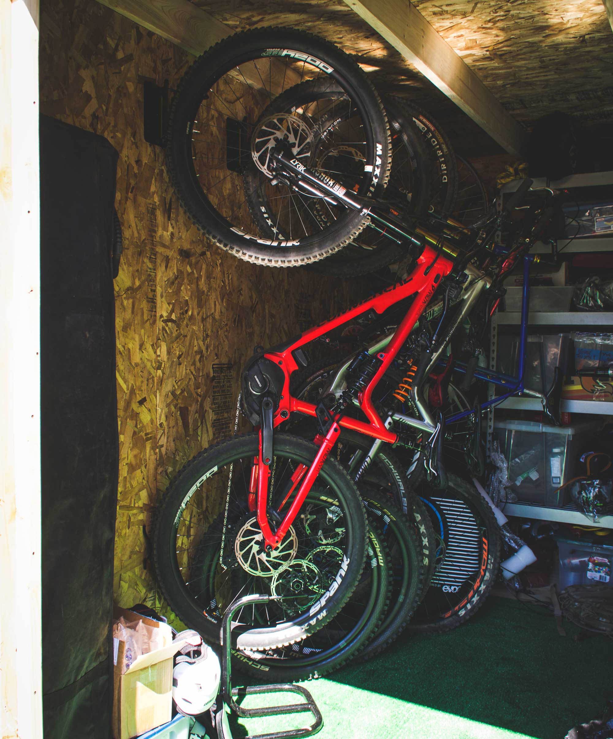 feedback sports velo hinge bike storage rack