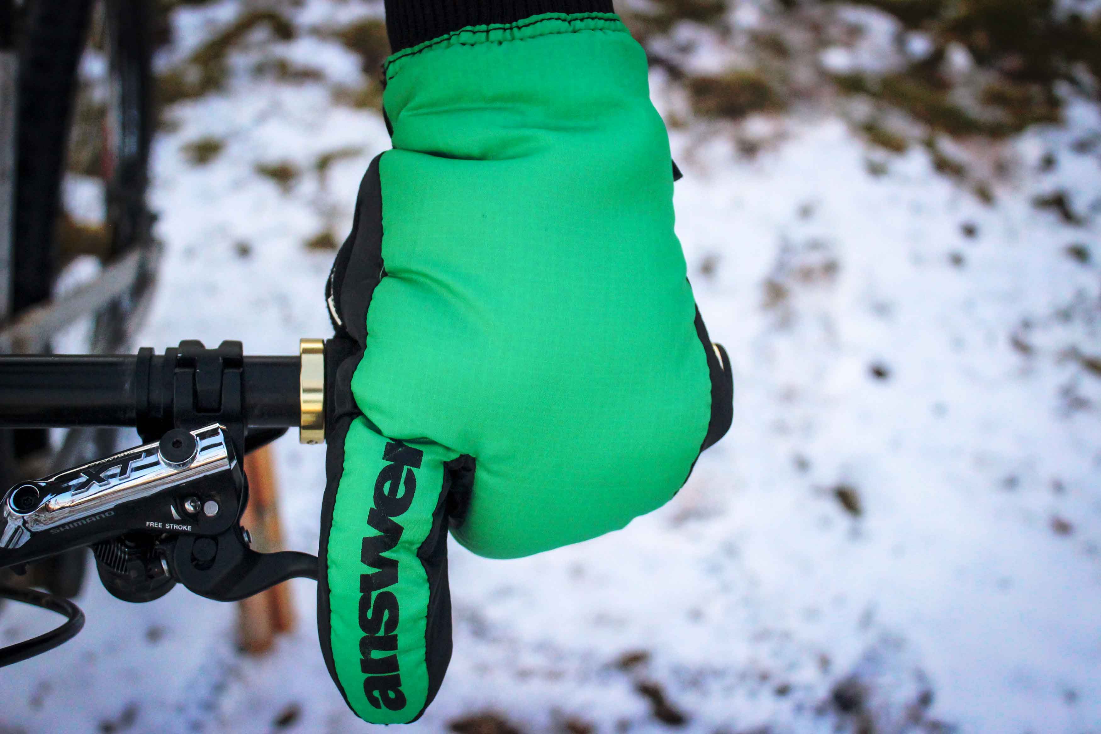 Answer Sleestak Cold Weather Glove Green Large