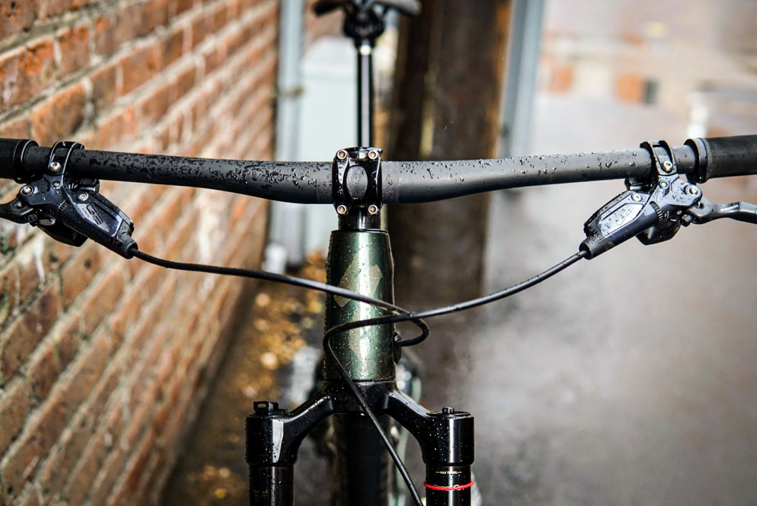Front view of the Specialized Epic Evo S-Works handlebar