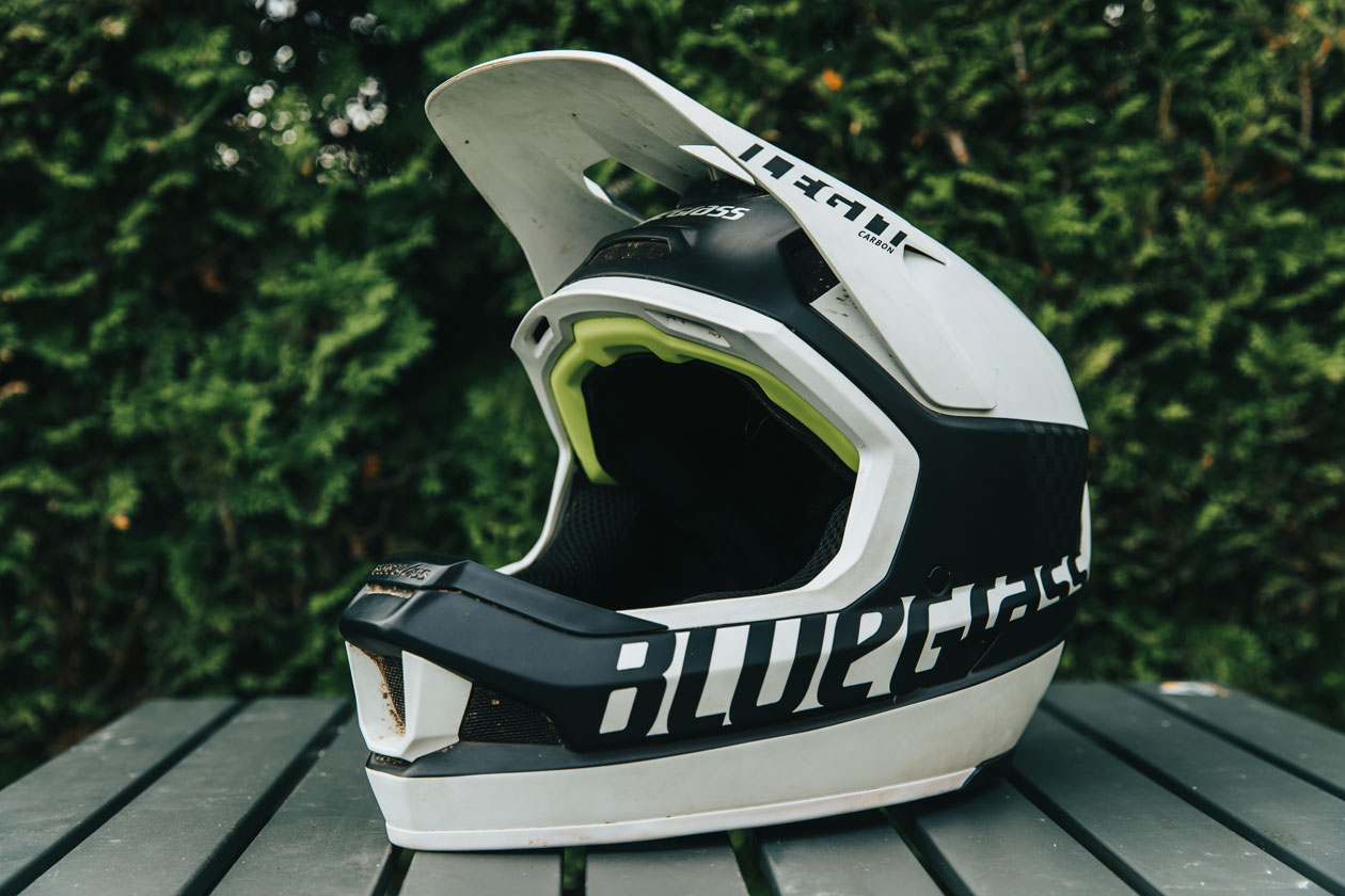 Bluegrass Legit Carbon Full-Face Helmet three quarter