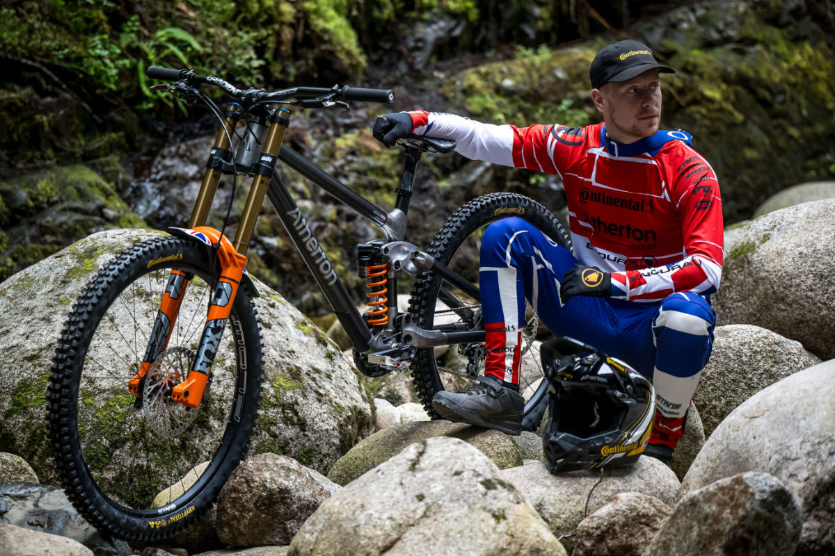 Continental-Atherton Men Take 1st and 2nd at Downhill World Champs