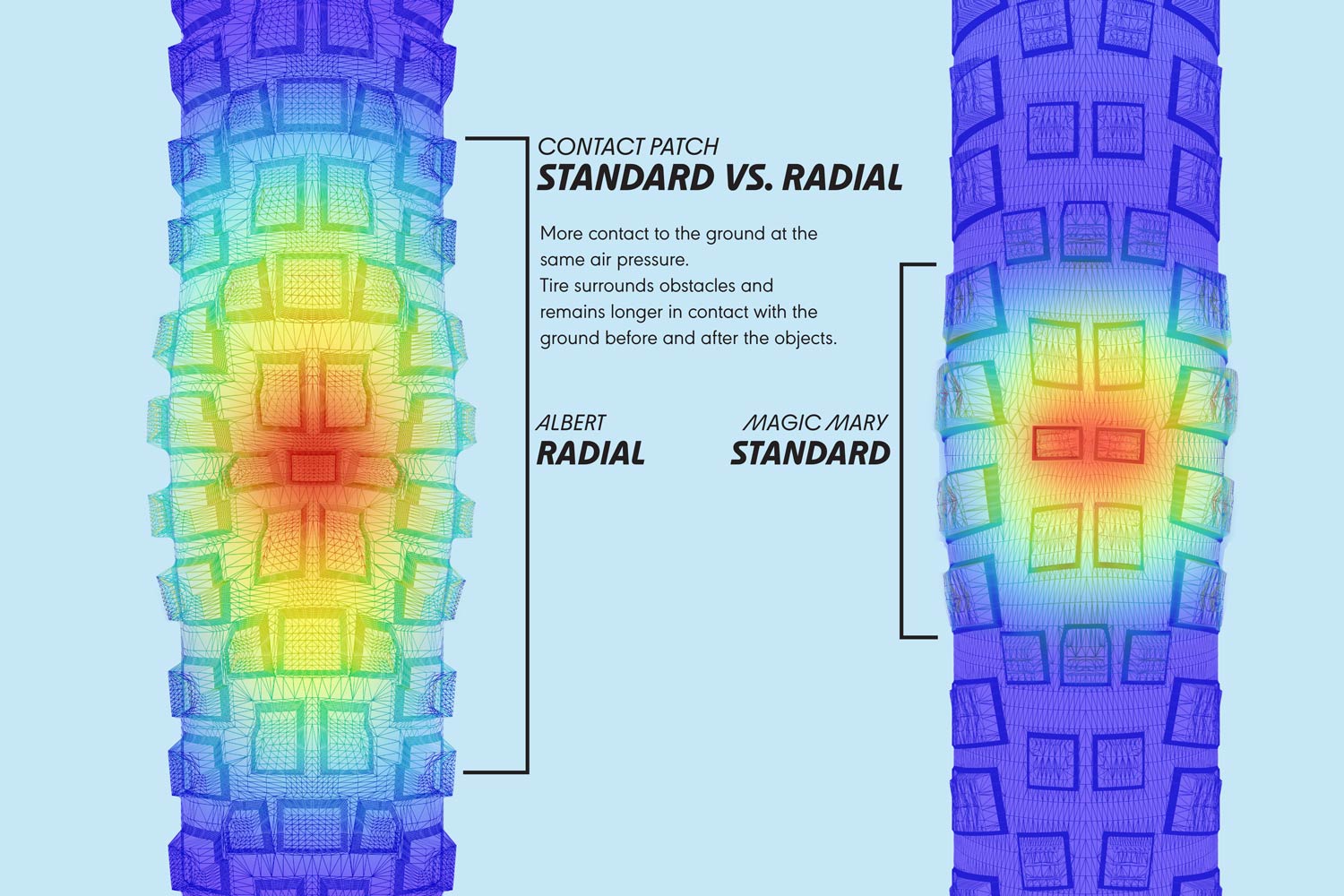 Schwalbe Albert Pro Radial Casing vs. Magic Mary Standard Casing