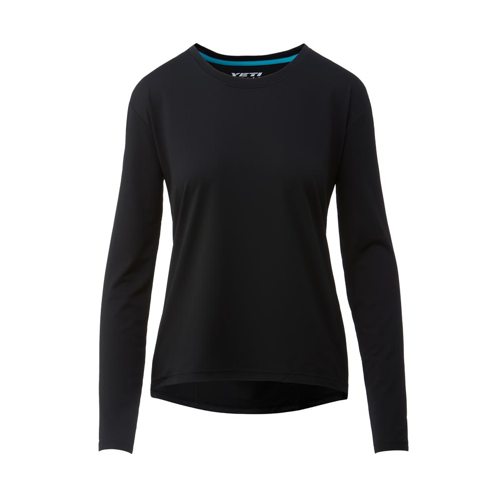 W_VISTA_SS_JERSEY_BLACK_F_0607 Yeti Cycles Vista LS Jersey