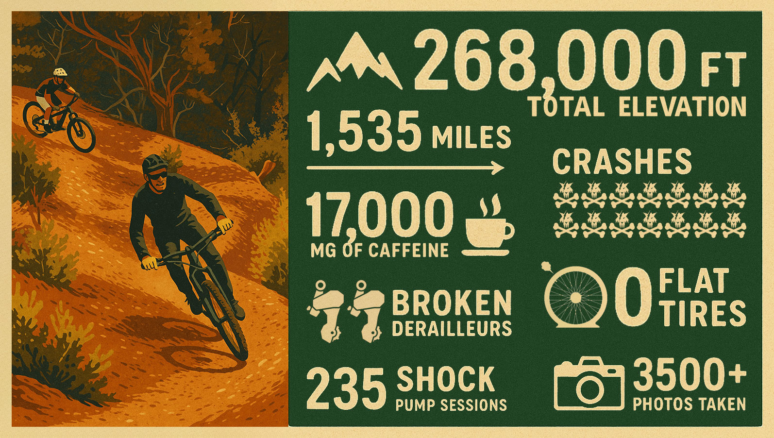 info-graphic 2025 eMTB Shootout - Applecross Trail Network