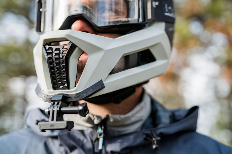 Review: MotoRadds FLEX Slim POV Chin Mount | The Loam Wolf