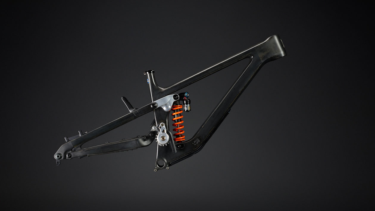 Sixfinity_Prototype_DH_Frame_Profile Yeti Sixfinity History Lesson - DH Prototype